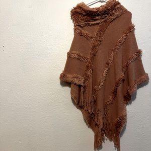Dusty Pink poncho